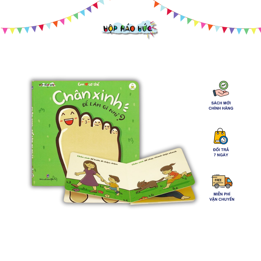 Ảnh Combo 4 cuốn sách Bé Yêu Cơ Thể cho bé 0-3 tuổi, giúp con khám phá sự kỳ diệu của cơ thể mình 4