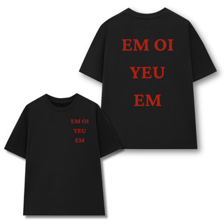 Áo Thun Unisex Anh ơi Yêu Anh VN, Áo Phông Nam Nữ Cổ Tròn Form Rộng Tay Lỡ Chất Thun Cotton60 Mềm Mịn Menswear