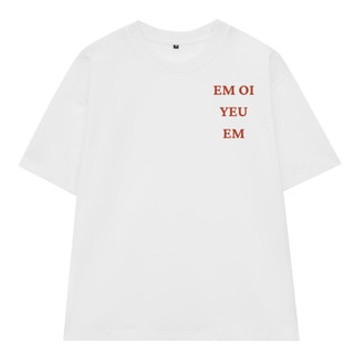 Áo Thun Unisex Anh ơi Yêu Anh VN, Áo Phông Nam Nữ Cổ Tròn Form Rộng Tay Lỡ Chất Thun Cotton60 Mềm Mịn Menswear