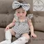 Set bodysuit kẻ caro TẶNG KÈM TUBAN cho bé size 5-13kg hàng loại 1