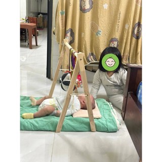 Khung Kệ chữ A Cho Bé Đồ Chơi Vận Động Cho Bé Sơ Sinh Chàng Trai Gỗ