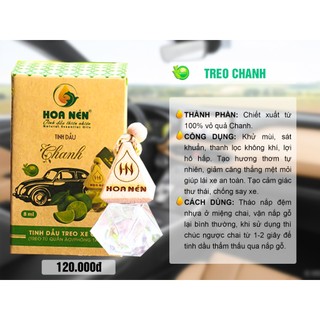 Combo tinh dầu Chanh - Hoa Nén - Khử mùi xe, không gian nhỏ, thư giãn - 100ml
