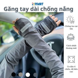 Găng tay chống nắng, chống tia UV, tia cực tím nam nữ, bao tay đi nắng xỏ tay hở ngón thoáng khí.