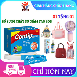 CONTIP KIDS - Bổ Sung Chất Xơ, Hỗ Trợ Nhuận Tràng, Thông Tiện, Giảm Táo Bón Hộp 15 Gói