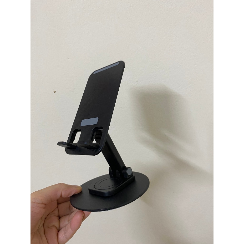 Giá đỡ điện thoại cao cấp có thể điều chỉnh góc nghiêng và gấp gọn, có chân xoay 360 độ