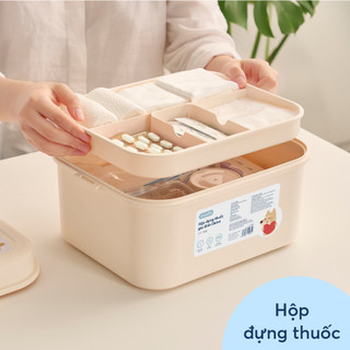 Hộp đựng , tủ đựng thuoc gia đình Okina , nhỏ gọn , tiện dụng Inochi