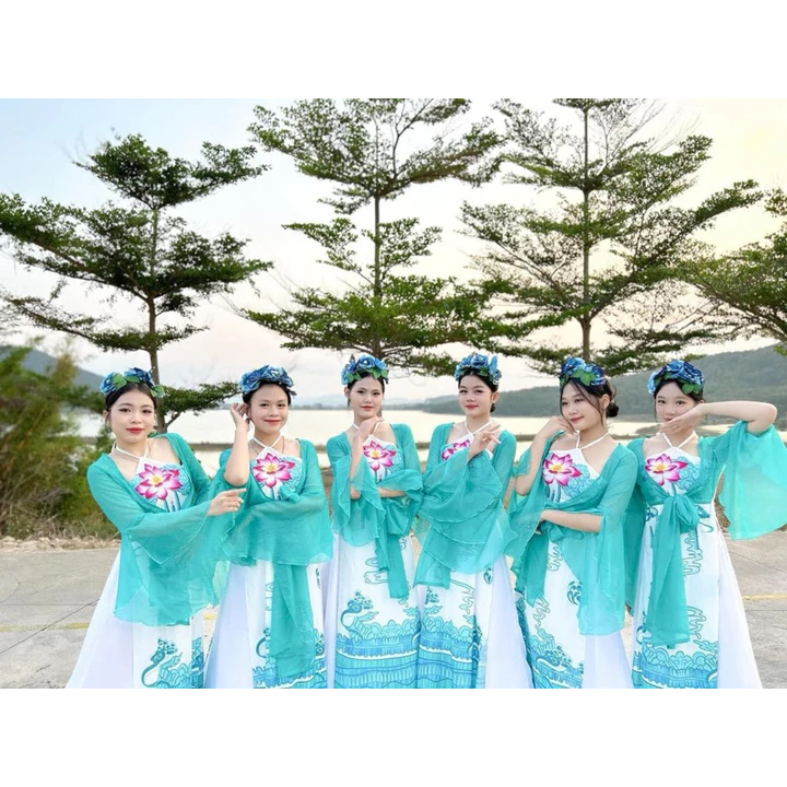 Áo tứ thân chụp sen - Hàng thiết kế độc quyền - chuẩn ảnh sản phẩm - chất liệu đẹp