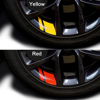 Combo 4 miếng decal dán vành bánh phản quang