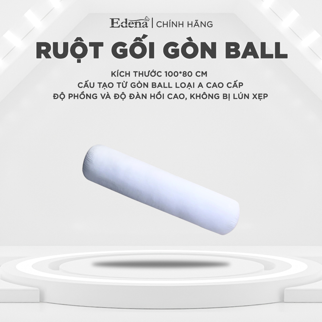 Ảnh Edena Ruột Gối Ôm Gòn Ball Kích Cỡ 80x100cm 1