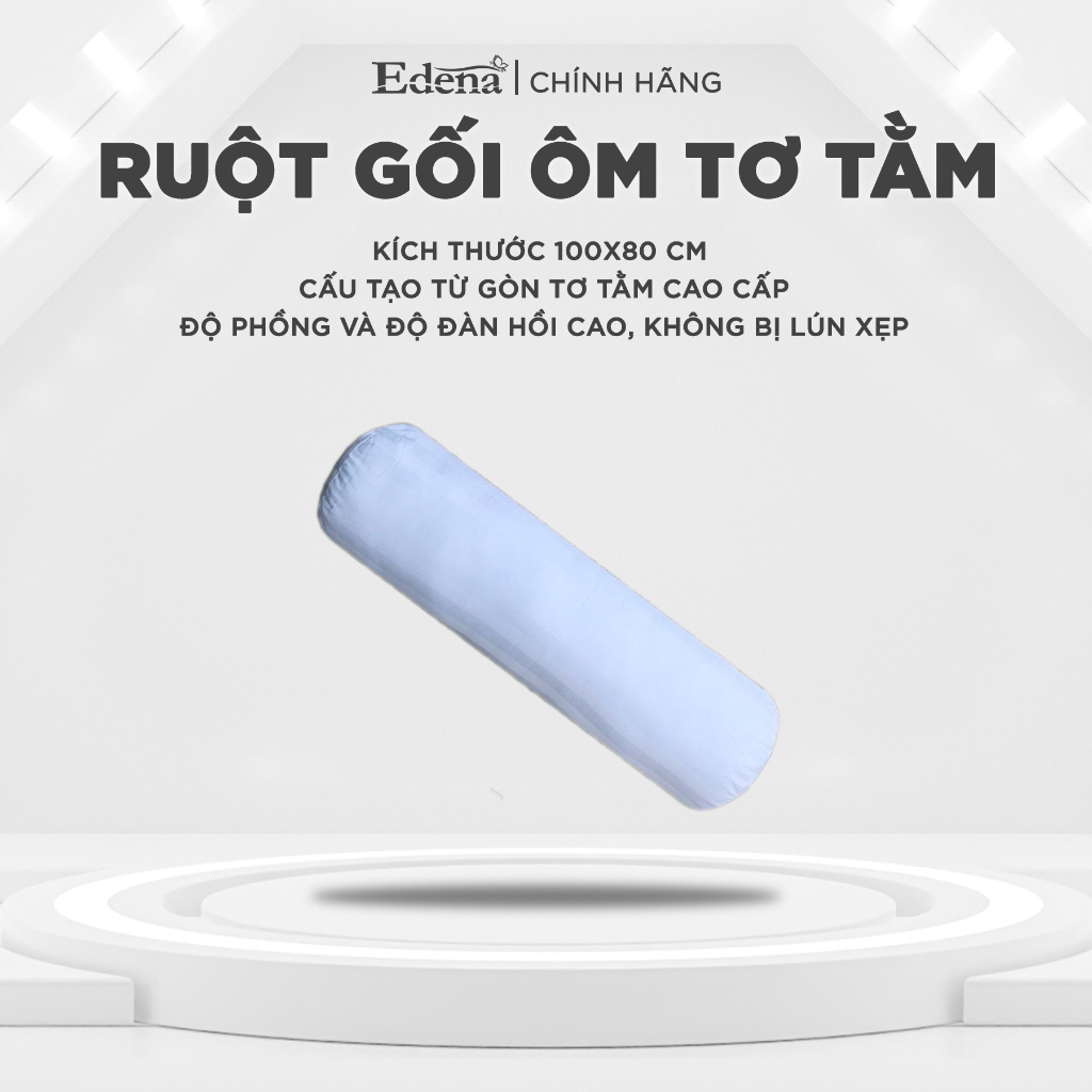 Ảnh Ruột Gối Ôm Tơ Tằm Edena Kích Cỡ 80x100cm 1