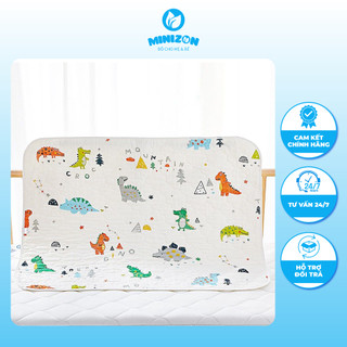 Lót Chống Thấm Muslin Tree 5 Lớp 50x70cm Siêu Mềm Mại Cho Bé | Minizon Kids