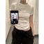 Áo thun babytee cộc tay ôm body hack dáng, áo croptop in họa tiết chữ bạc hottrend mùa hè MT33 SP163