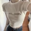 Áo thun babytee cộc tay ôm body hack dáng, áo croptop in họa tiết chữ bạc hottrend mùa hè MT33 SP163