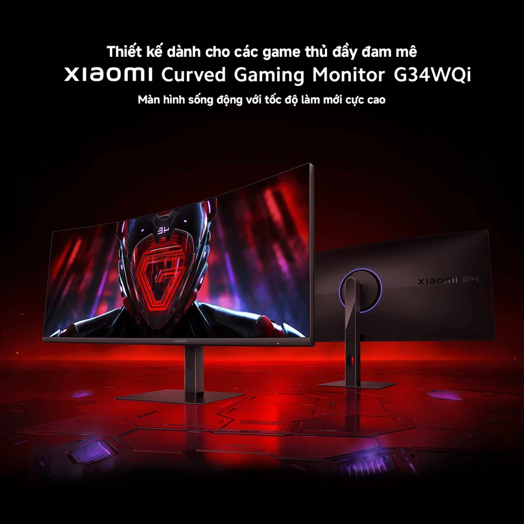 Ảnh Màn hình máy tính Xiaomi 2K Curved Gaming Monitor G34i 34inch-Tần Số Quét 180Hz - Bảo Hành 36 Tháng 2