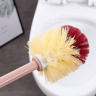 CHỔI CỌ TOILET BỒN CẦU ĐẦU TRÒN CÁN INOX LOẠI TO DÀI XỊN