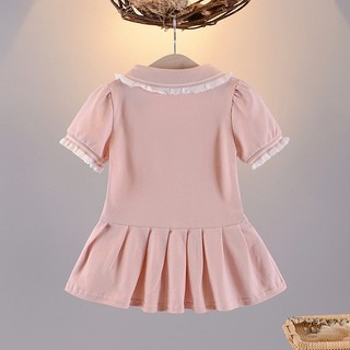(6-7KG) Váy polo ngắn tay cho bé gái PUMPKINSHOP D977 thời trang bé gái mùa hè