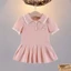 Váy polo ngắn tay cho bé gái PUMPKINSHOP D977 thời trang bé gái mùa hè