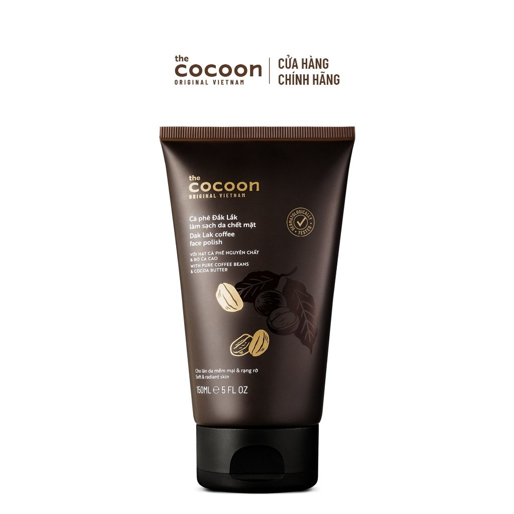 [MUA 2 GIẢM 39%] Combo Tẩy da chết mặt cà phê Đắk Lắk 150ml và Tẩy da chết cà phê cơ thể 200ml