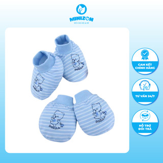 Set Bao Tay Bao Chân Dokma Mẫu Mới Mềm Mỏng Cho Bé Sơ Sinh | Minizon Kids