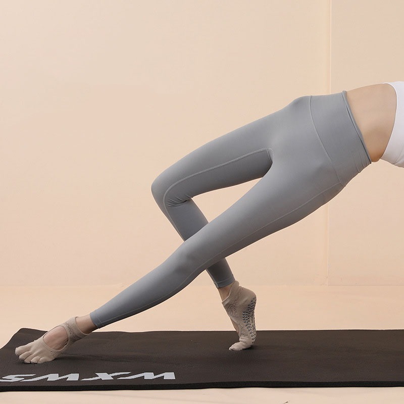 Tất yoga chống trượt YGS10 SPORTY cổ thấp, xỏ ngón, tập thể dục chống trượt êm ái, đảm bảo an toàn
