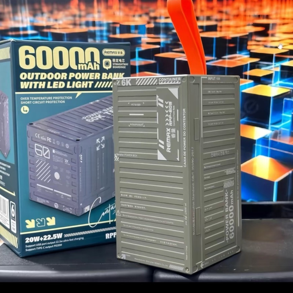 Sạc Dự Phòng REMAX RPP 609 [ BH 6 Tháng ] - Dung Lượng 60000mAh - Sạc ...