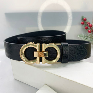 Thắt lưng nam da bò dập vân voi vân hoa siêu đẳng cấp khoá gạt tự động chữ a cao cấp dây pu bản rộng 3,5cm giaynamdep699