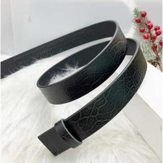 Dây lưng nịt nam không kèm mặt da bò vân voi màu nâu và đen siêu đẳng cấp có bán da pu kèm phân loại rõ giaynamdep699