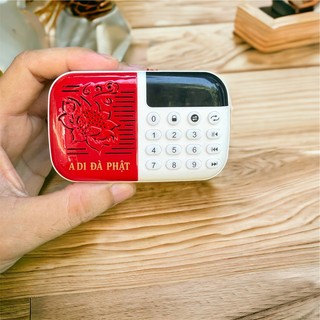 Loa niệm phật  nghe kinh HY08 có sẵn 55 bài có khe gắn thẻ nhớ / cổng cắm tai nghe 3.5mm / pin rời 18650 / pin trâu 20h