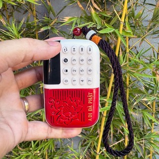 Loa niệm phật  nghe kinh HY08 có sẵn 55 bài có khe gắn thẻ nhớ / cổng cắm tai nghe 3.5mm / pin rời 18650 / pin trâu 20h