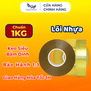 Băng Dính 1Kg Lõi Nhựa Mỏng Đóng Gói Hàng Hóa