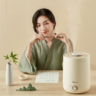 Máy phun sương tạo ẩm Bear máy khuếch tán tinh dầu với bộ lọc Ion bạc diệt khuẩn, tạo độ ẩm không khí,