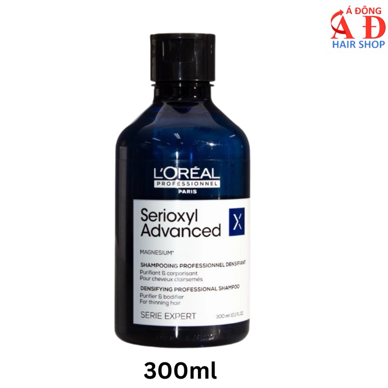 [+Mũ trùm][L'oreal] Dầu gội Loreal Serioxyl Scalp Advanced giảm rụng làm dày và phồng tóc (SPAIN)