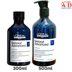 Dầu gội Loreal Serioxyl Scalp Advanced giảm rụng làm dày và phồng tóc (SPAIN)