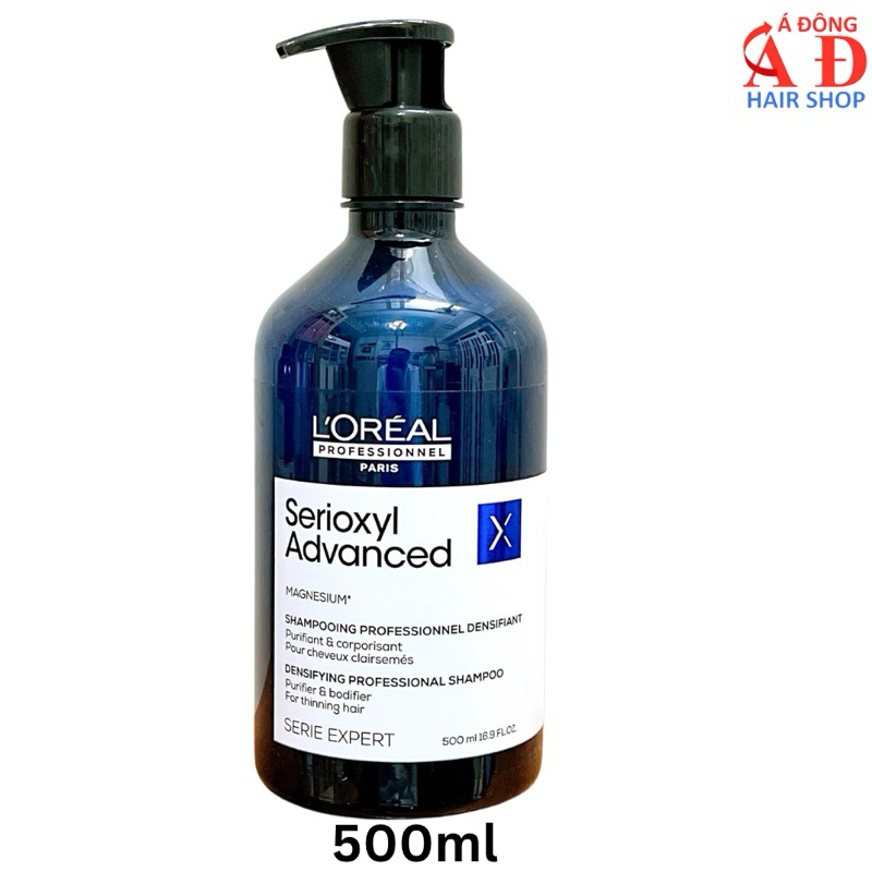 [+Mũ trùm][L'oreal] Dầu gội Loreal Serioxyl Scalp Advanced giảm rụng làm dày và phồng tóc (SPAIN)