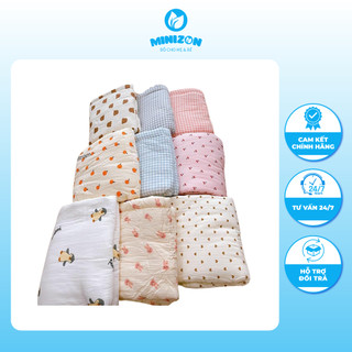 Chăn xô trần bông Oganic Cheri Cho Bé | Minizon Kids