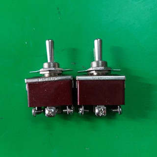 Combo 10 Công tắc gạt nâu 2 chân, 3 chân, 6 chân loại 1.