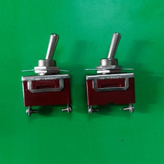 Combo 10 Công tắc gạt nâu 2 chân, 3 chân, 6 chân loại 1.
