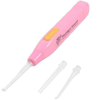 Dụng Cụ Lấy Ráy Tai Có Đèn Đầu Mềm An Toàn Cho Bé - Lấy Ráy Tai Có Đèn 3 Đầu  -  Alulu.store