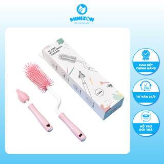 Cọ Bình Silicon Attoon Hàng Nội Địa Thái Lan Siêu Mềm Bền Bỉ | Minizon Kids