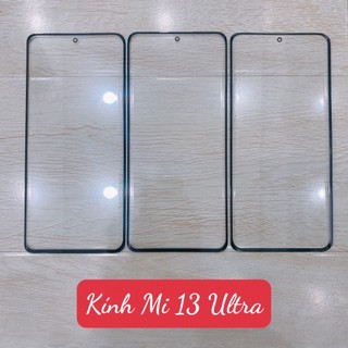 Kính ép màn hình cong có keo oca redmi xiaomi 13 ultra, kính ép liền keo 2304FPN6DC, 2304FPN6DG