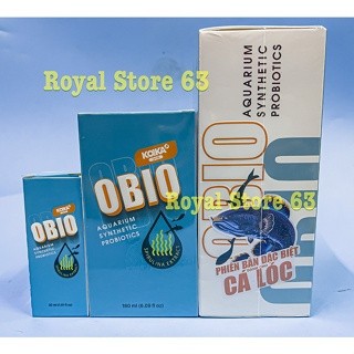 Obio Koika (Chuyên cho Cá Lóc) men vi làm trong nước, khử mùi tanh bể cá cảnh kết hợp tảo biển chai 30ml