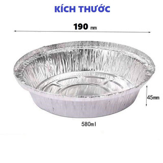 SÉT 10 CHIẾC KHUÔN GIẤY BẠC LÓT NỒI CHIÊN KHÔNG DẦU