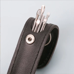 Dụng cụ lấy ráy tai - bộ ngoáy tai chuyên dụng bằng inox 6 món - BNT001a