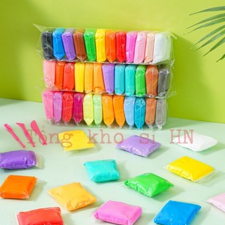 Set 36 màu đất sét siêu nhẹ tự khô loại 27/28cm đất nặn/diy/softclay