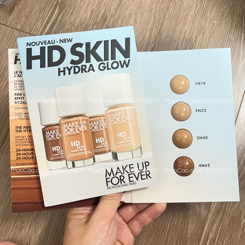 Mẫu thử kem nền Make up for ever HD skin hydra glow (new) | Shopee Việt Nam
