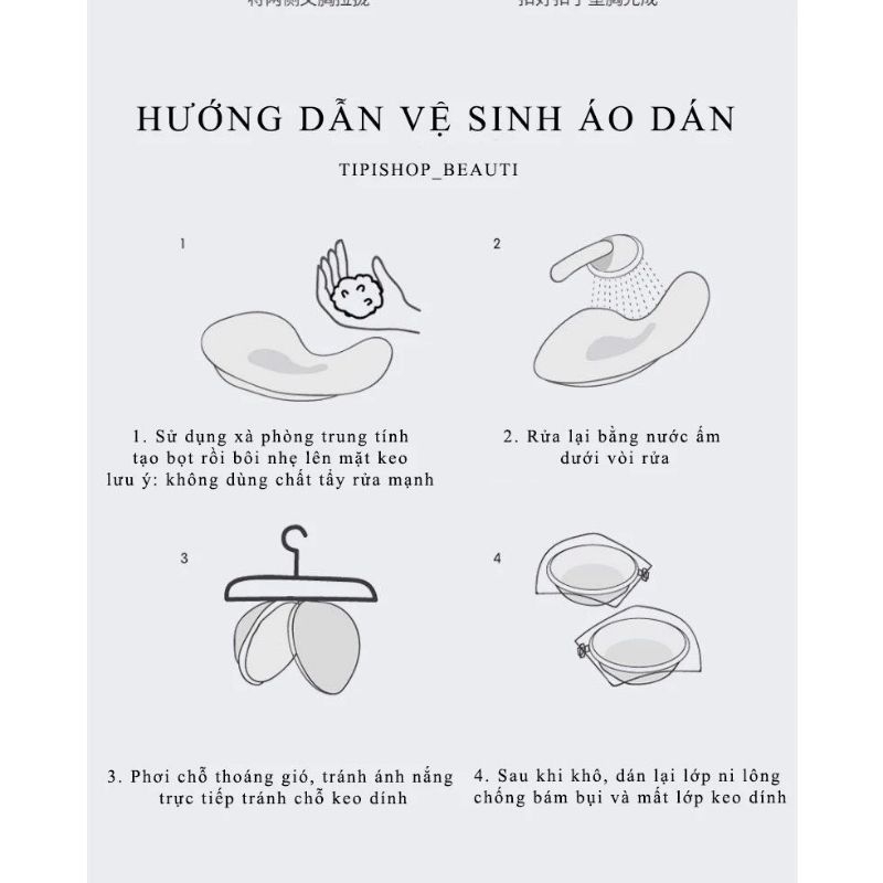 Áo bra dán nâng ngực chống tụt silicon cài trước không gọi hình bàn tay