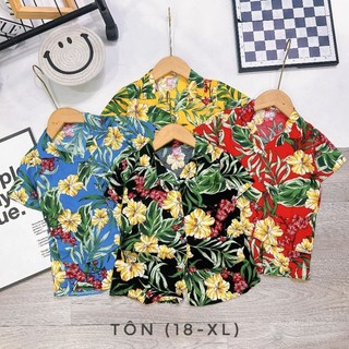 Bộ cộc tay chất tole , lanh mặc nhà cho bé trai và bé gái