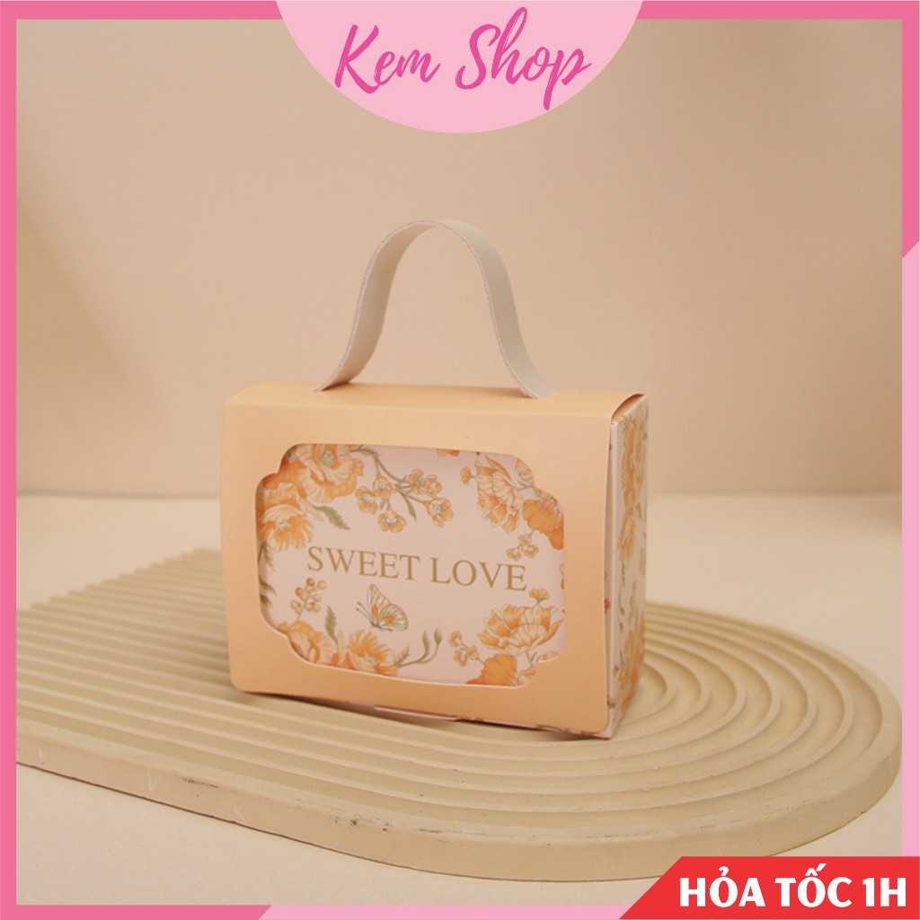 Hộp giấy đựng quà tặng, hộp đựng quà cưới - Kemshop K6