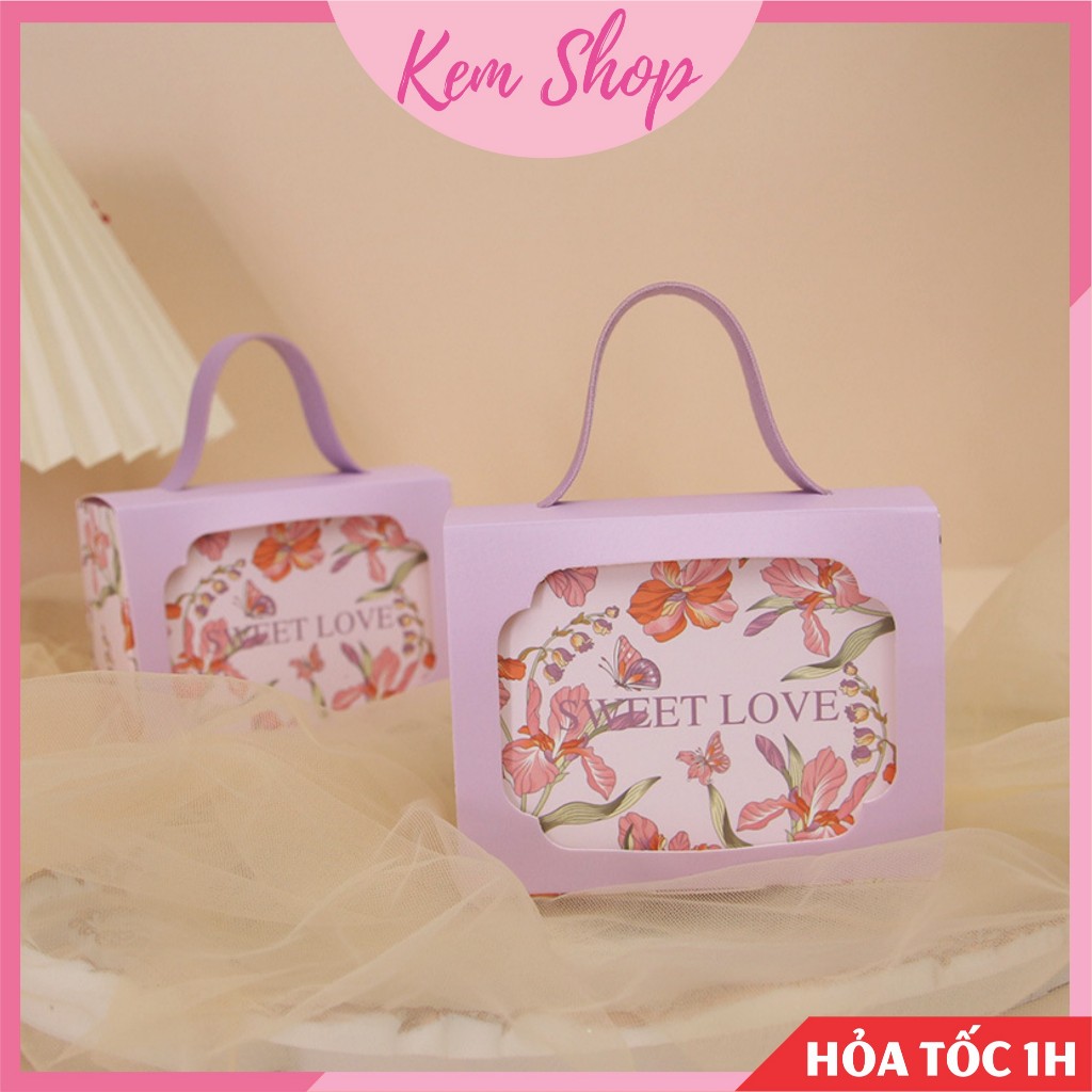Hộp giấy đựng quà tặng, hộp đựng quà cưới - Kemshop K6