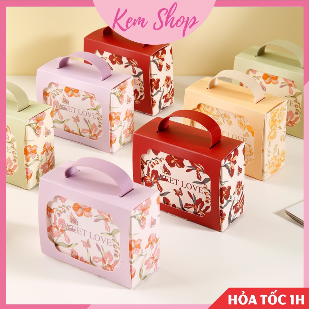 Hộp giấy đựng quà tặng, hộp đựng quà cưới - Kemshop K6